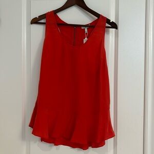 Tank style flared bottom blouse